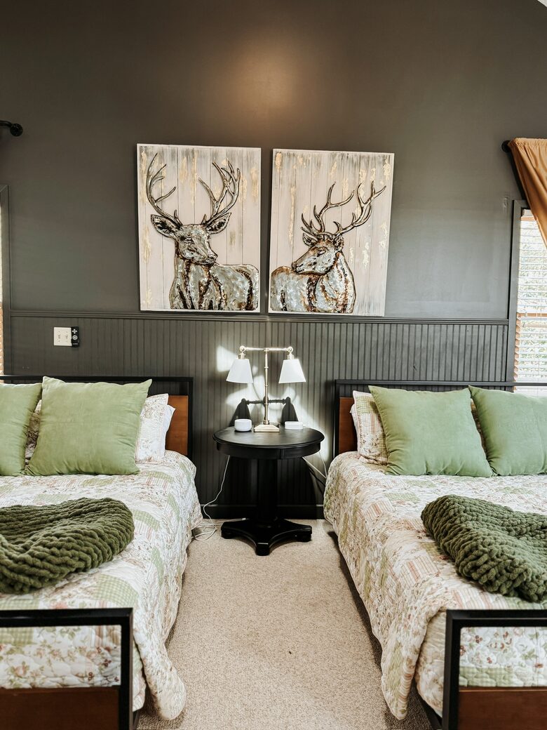 Two queen beds