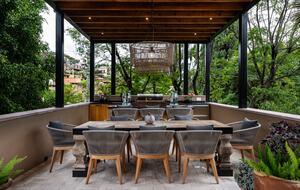 Rooftop Dining area