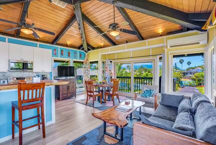 Ocean & Mountain View Retreat | Walk to Anini Beach - Princeville, Hawaii