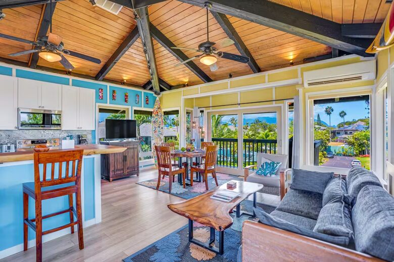 Ocean & Mountain View Retreat | Walk to Anini Beach - Princeville, Hawaii