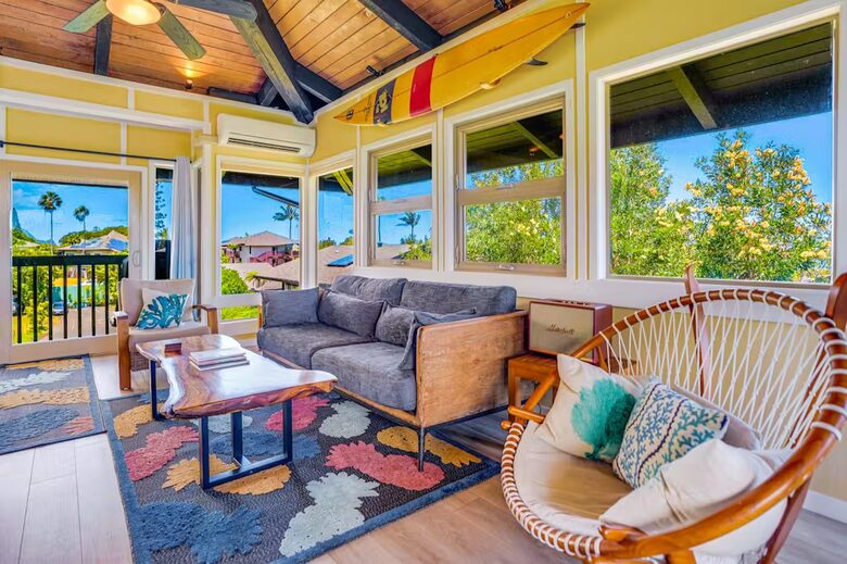 Ocean & Mountain View Retreat | Walk to Anini Beach - Princeville, Hawaii