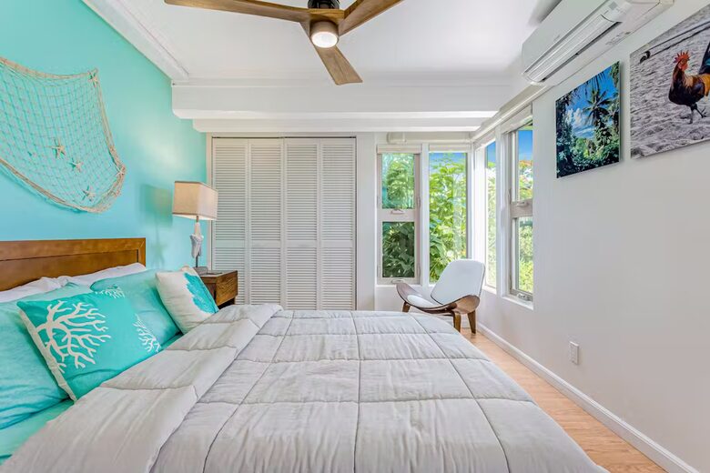 Ocean & Mountain View Retreat | Walk to Anini Beach - Princeville, Hawaii