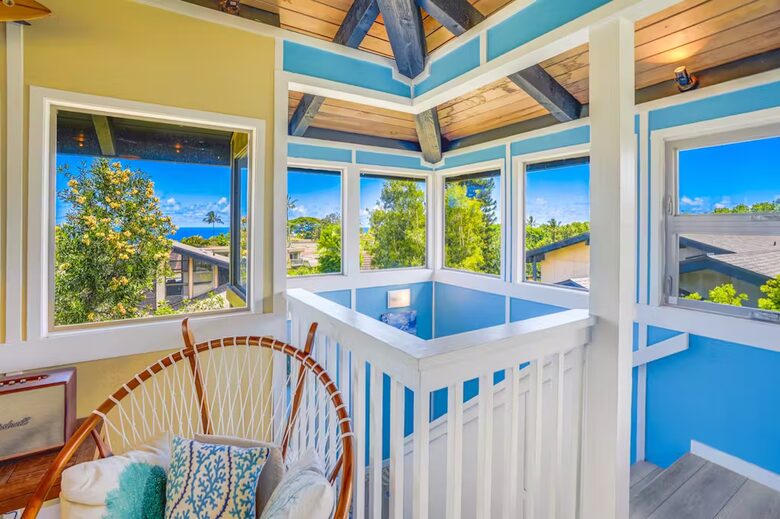 Ocean & Mountain View Retreat | Walk to Anini Beach - Princeville, Hawaii