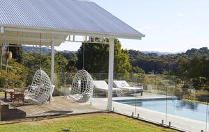 Hilltop Retreat with Infinity Pool and Tennis Court - Myocum, Australia