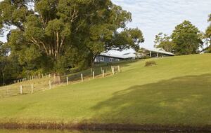 Hilltop Retreat with Infinity Pool and Tennis Court - Myocum, Australia