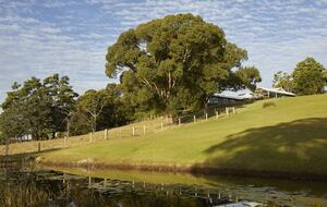 Hilltop Retreat with Infinity Pool and Tennis Court - Myocum, Australia