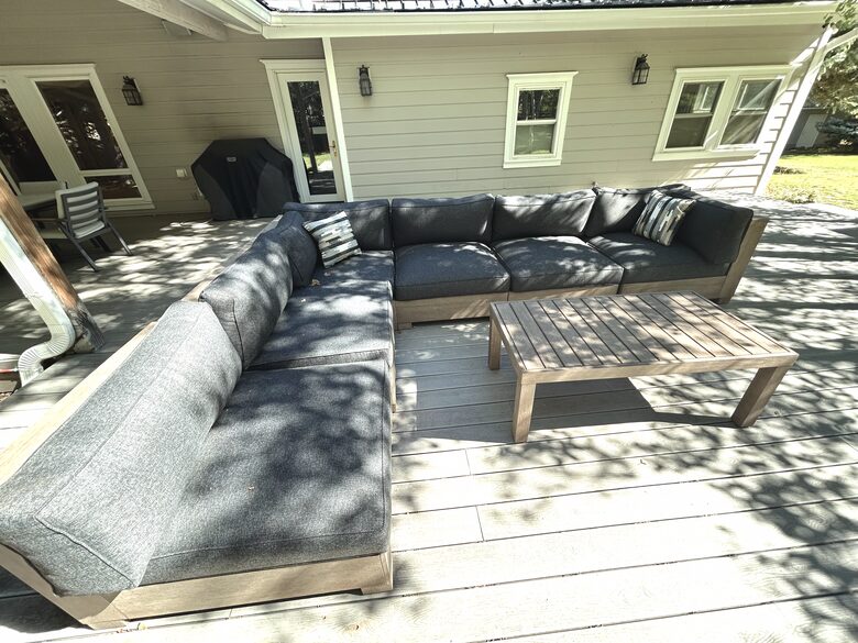 outside lounge area