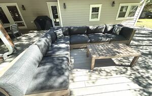 outside lounge area