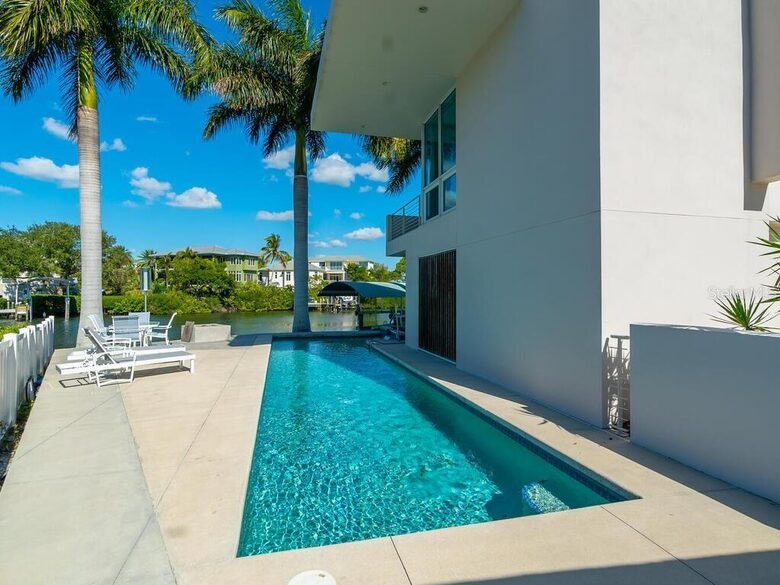 Five-Level Sarasota Waterfront Luxury Home with Rooftop Deck & Terraces - Sarasota, Florida