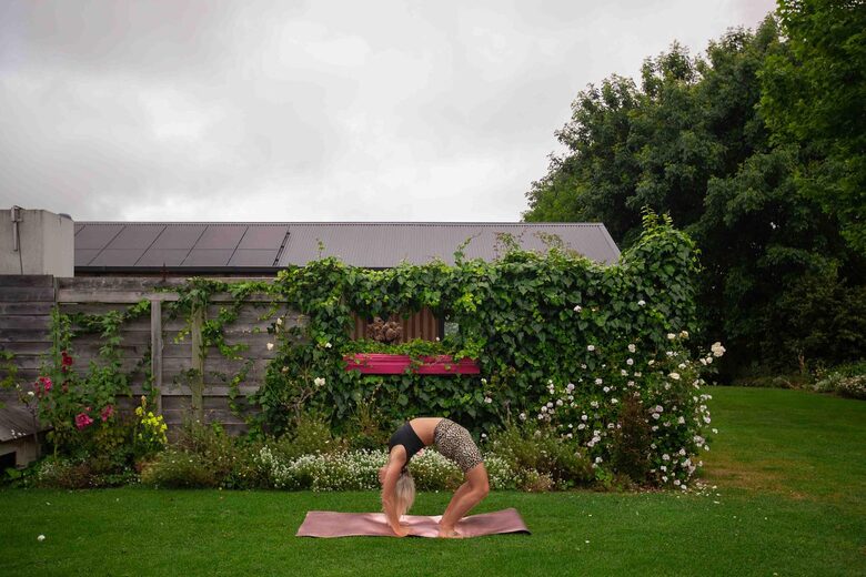 Yoga mat available