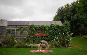 Yoga mat available