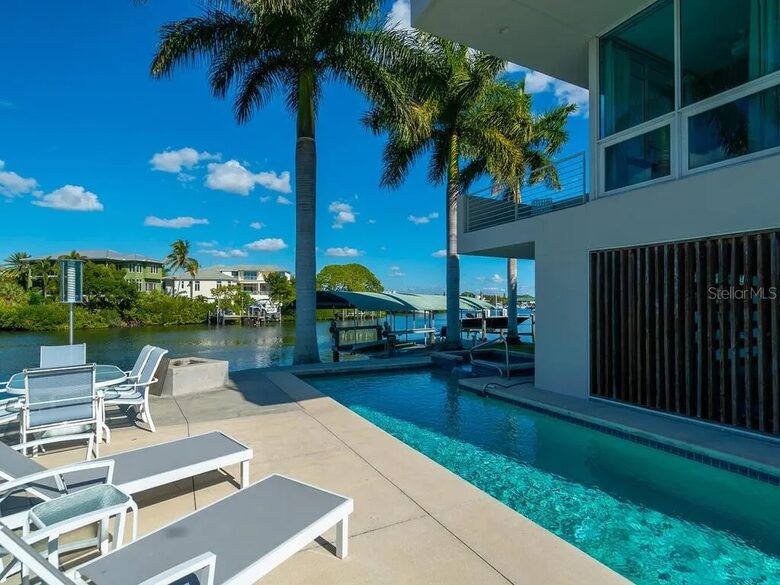 Five-Level Sarasota Waterfront Luxury Home with Rooftop Deck & Terraces - Sarasota, Florida