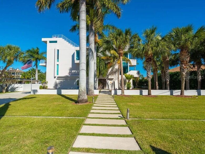 Five-Level Sarasota Waterfront Luxury Home with Rooftop Deck & Terraces - Sarasota, Florida