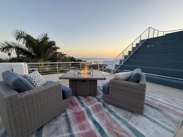 Five-Level Sarasota Waterfront Luxury Home with Rooftop Deck & Terraces - Sarasota, Florida