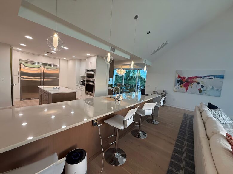 Five-Level Sarasota Waterfront Luxury Home with Rooftop Deck & Terraces - Sarasota, Florida