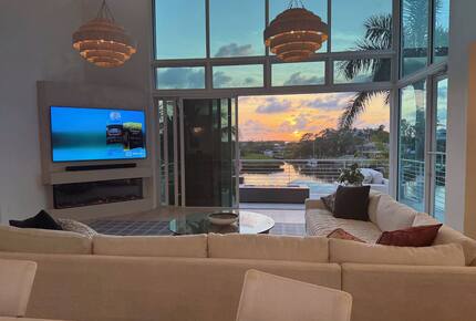 Five-Level Sarasota Waterfront Luxury Home with Rooftop Deck & Terraces - Sarasota, Florida