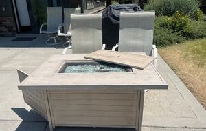 Propane fire pit
