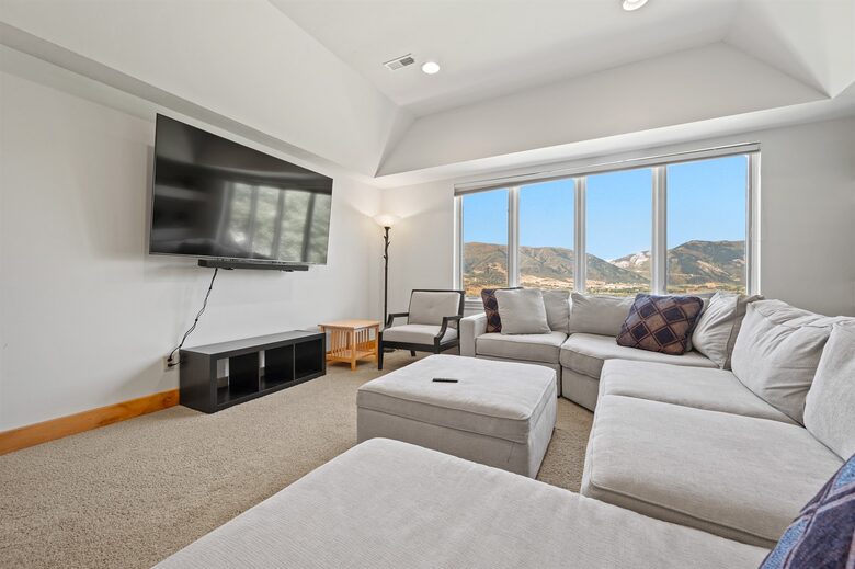 Upstairs TV area