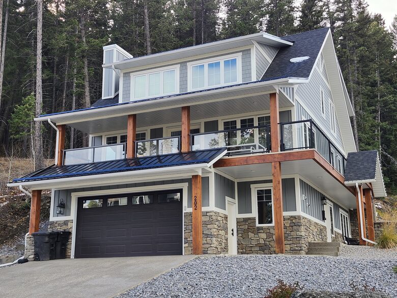 Front of the house.