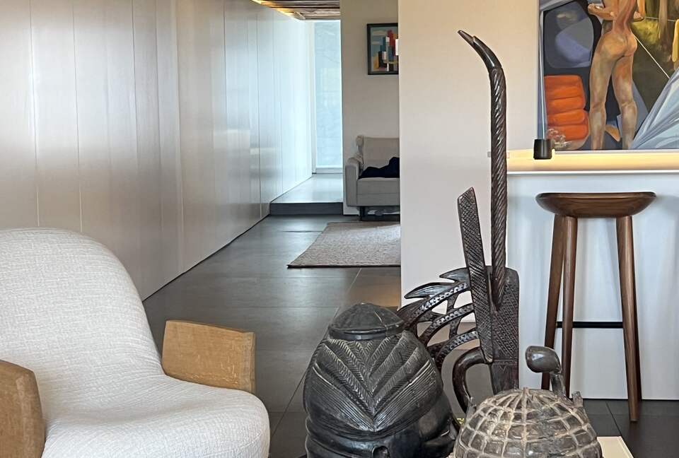 View of the open plan from the living room