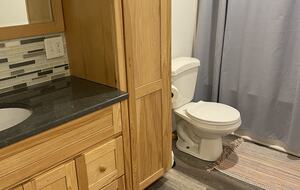Lower level full bath off bunk room