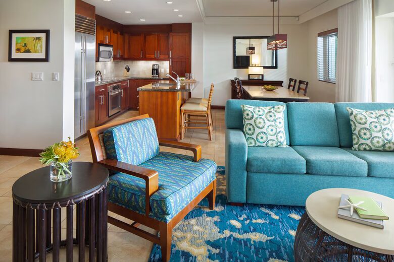 Oceanview Three-Bedroom Villa at Marriott's Kauai Lagoons - Kauai, Hawaii