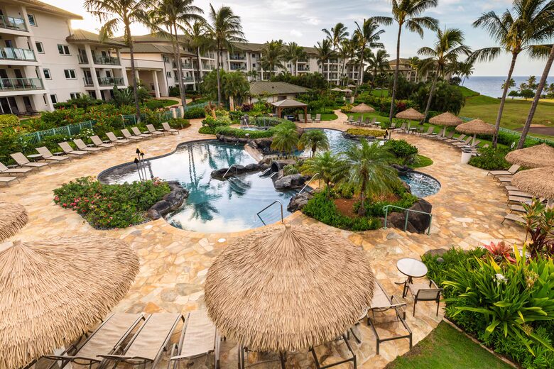 Oceanview Three-Bedroom Villa at Marriott's Kauai Lagoons - Kauai, Hawaii