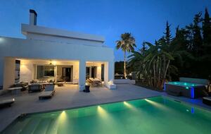 Front view of the villa