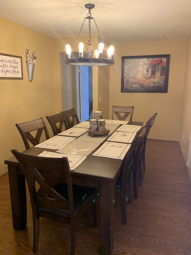 8 person table