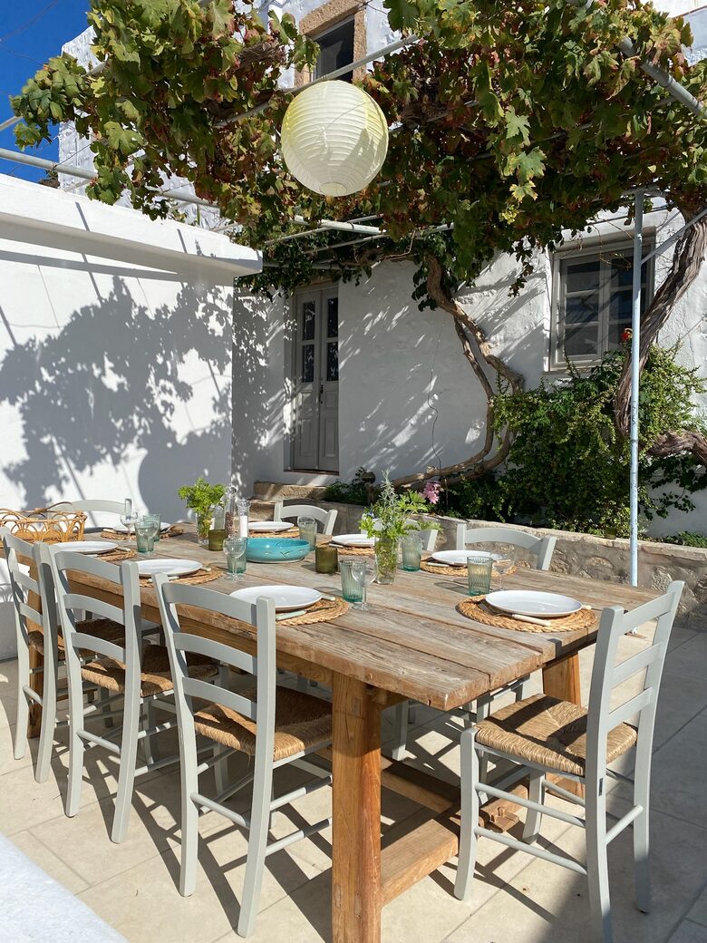 Outside table